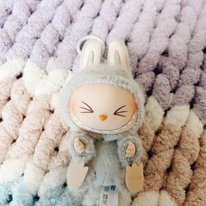 Labubu Have A Seat Plush Keychain (HeHe)